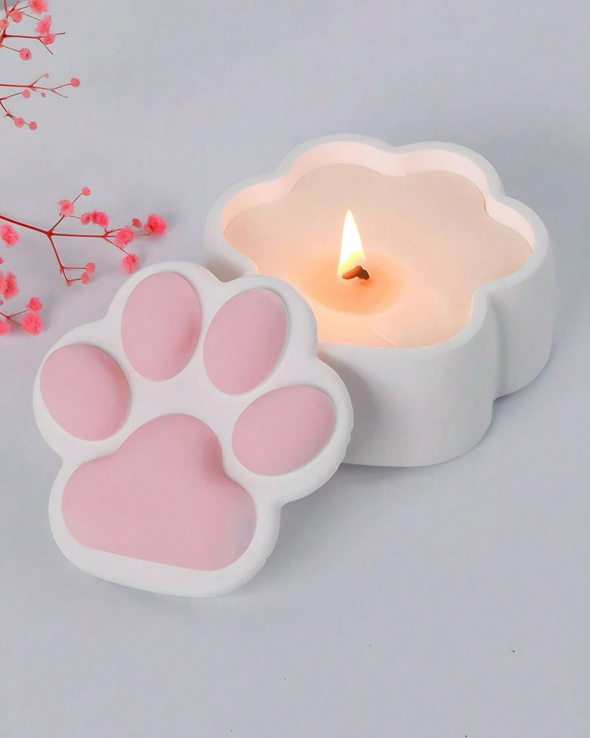 Paw candle jar